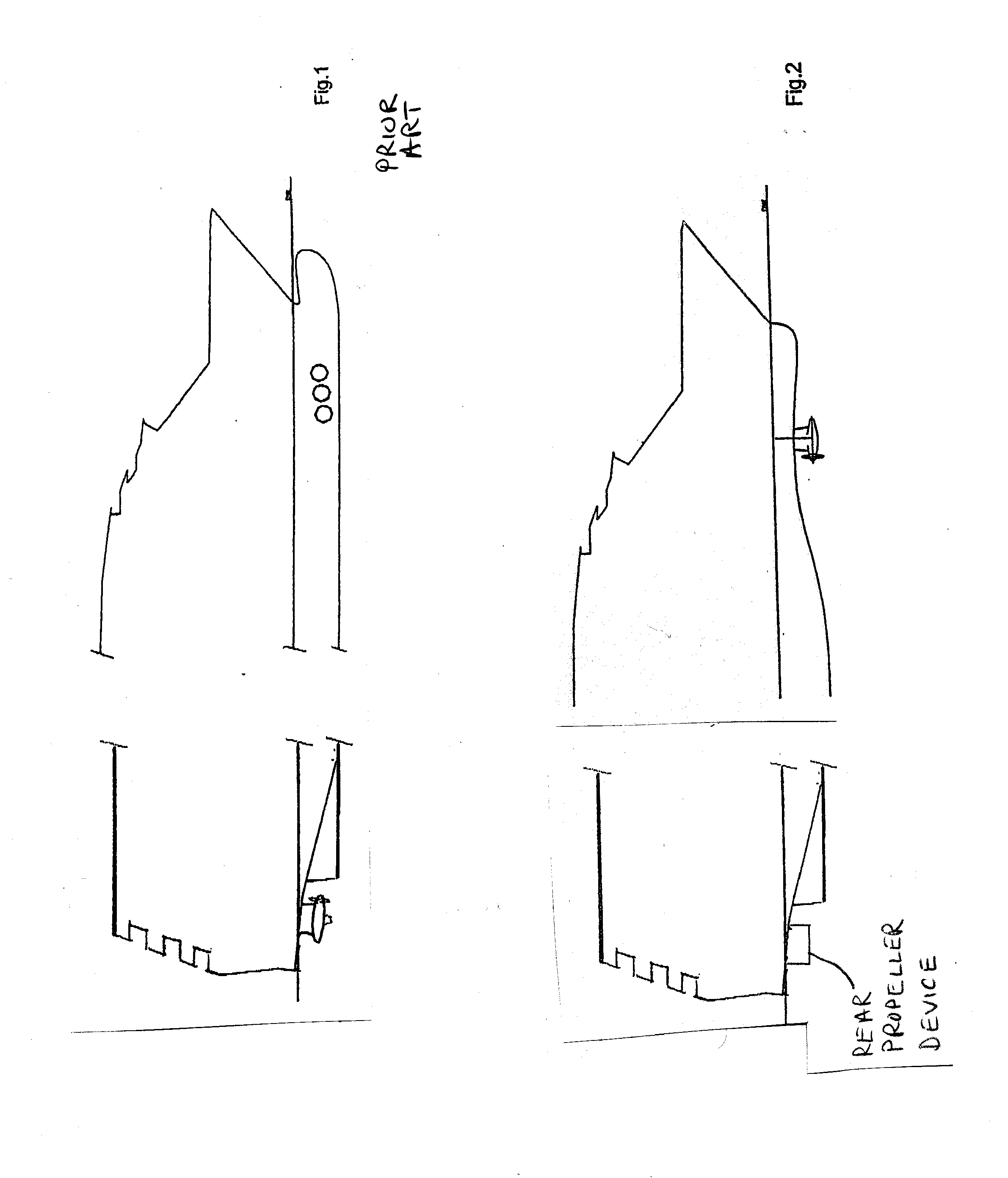 Steering and propulsion arrangement for ship