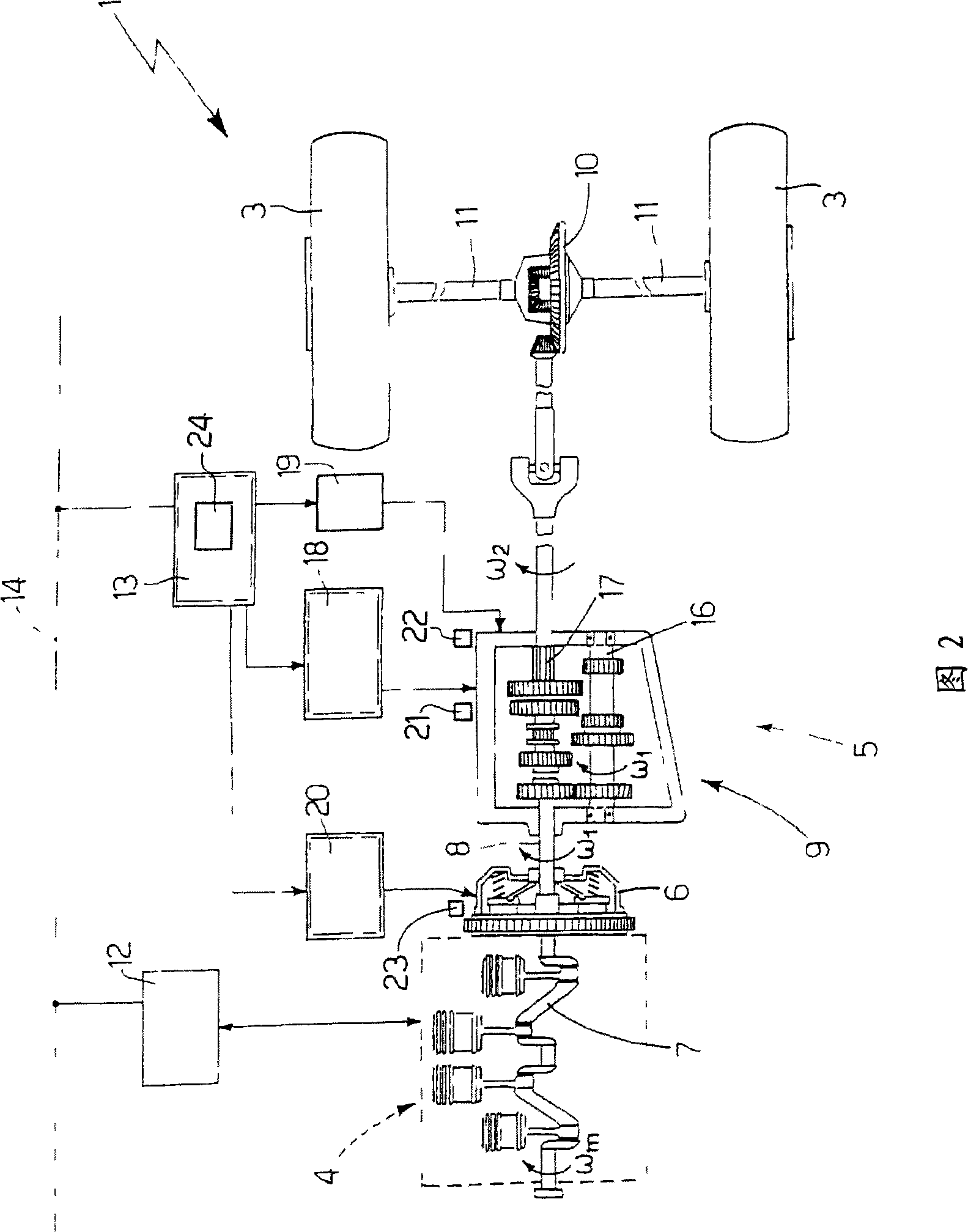 Method for controlling a vehicle equipped with a mechanical servo transmission