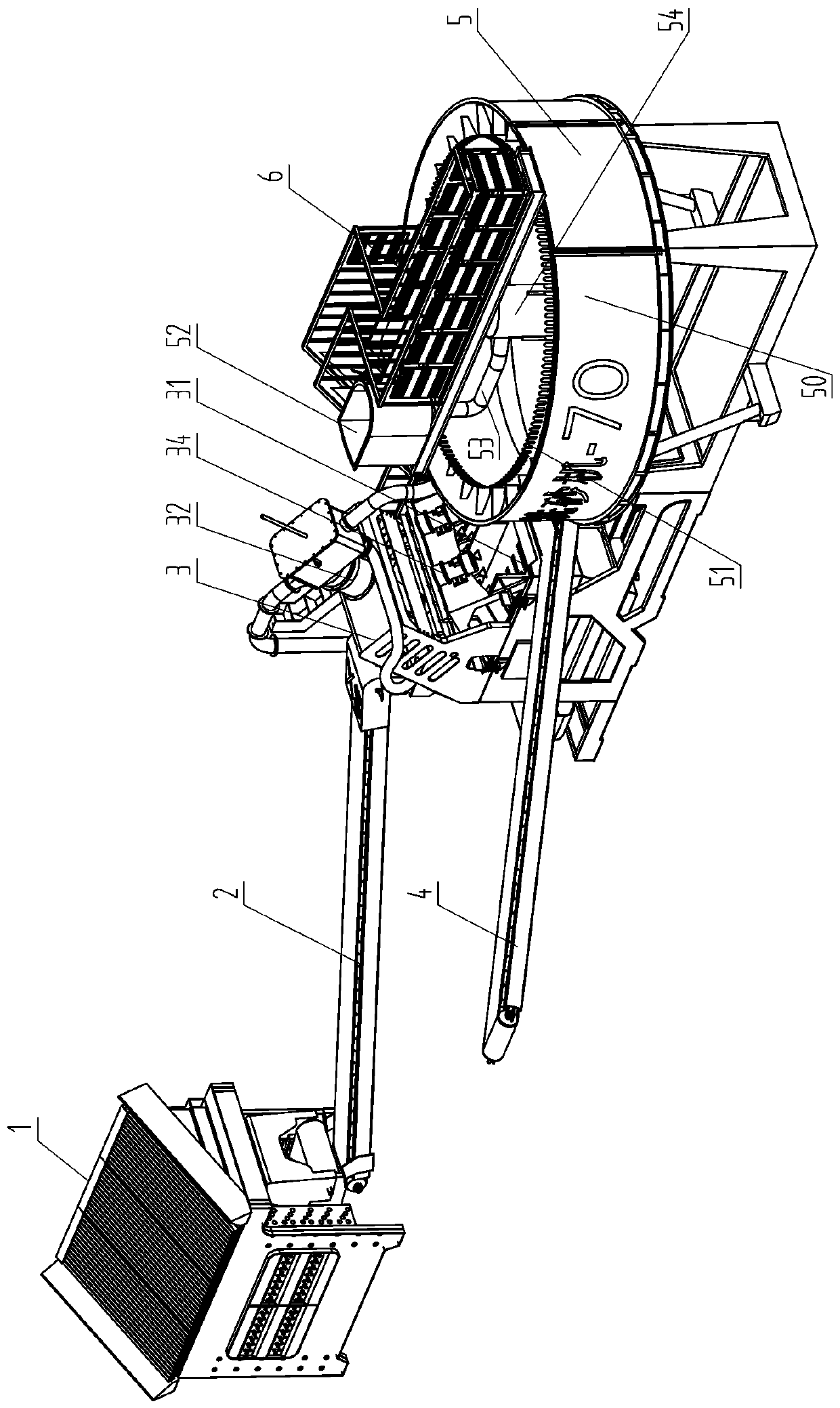 Sand washing device