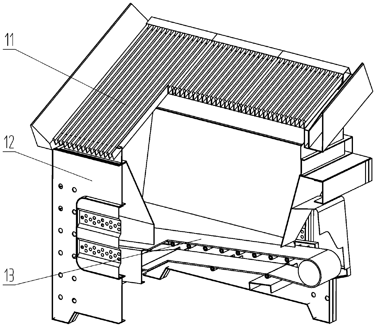 Sand washing device