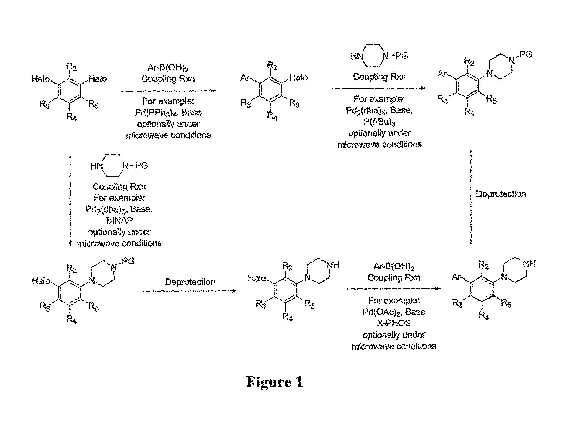 N-Biaryl and N-Arylheteroaryl Piperazine Derivatives as Modulators of the 5Ht2c Receptor Useful For the Treatment of Disorders Related Thereto