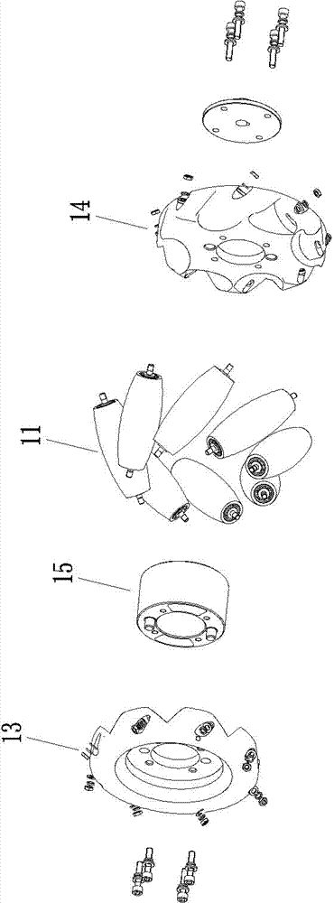 All-dimensional wheel and all-dimensional mobile platform using same