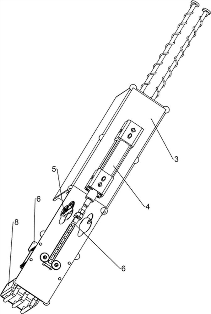 Medical cotton swab medicine applying equipment capable of achieving quick taking and using