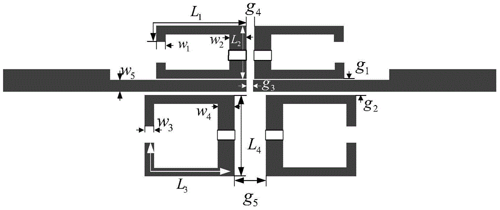 Electrically tunable four-passband filter based on double layered resonator