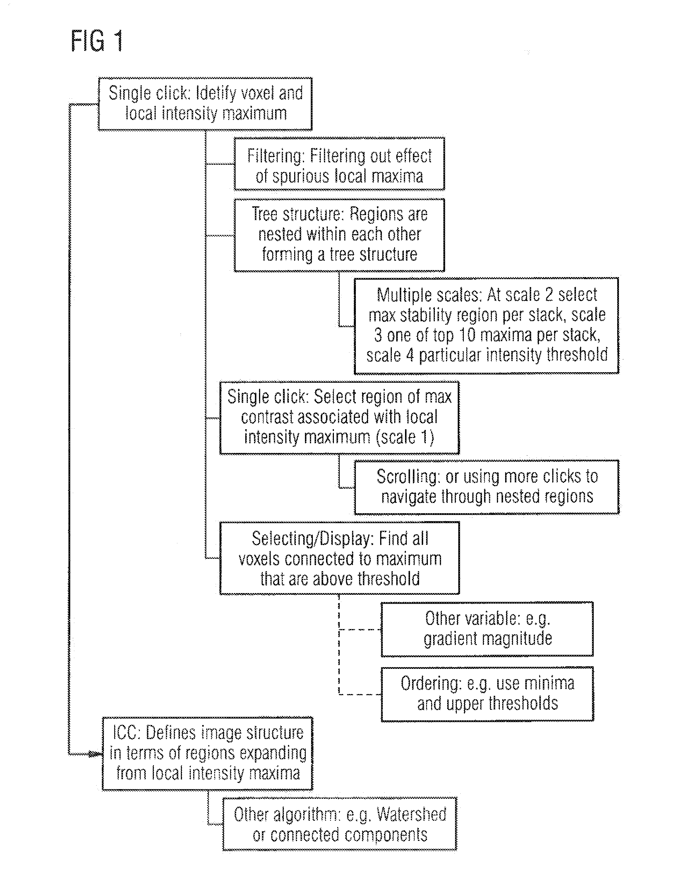 Methods of analyzing a selected region of interest in medical image data