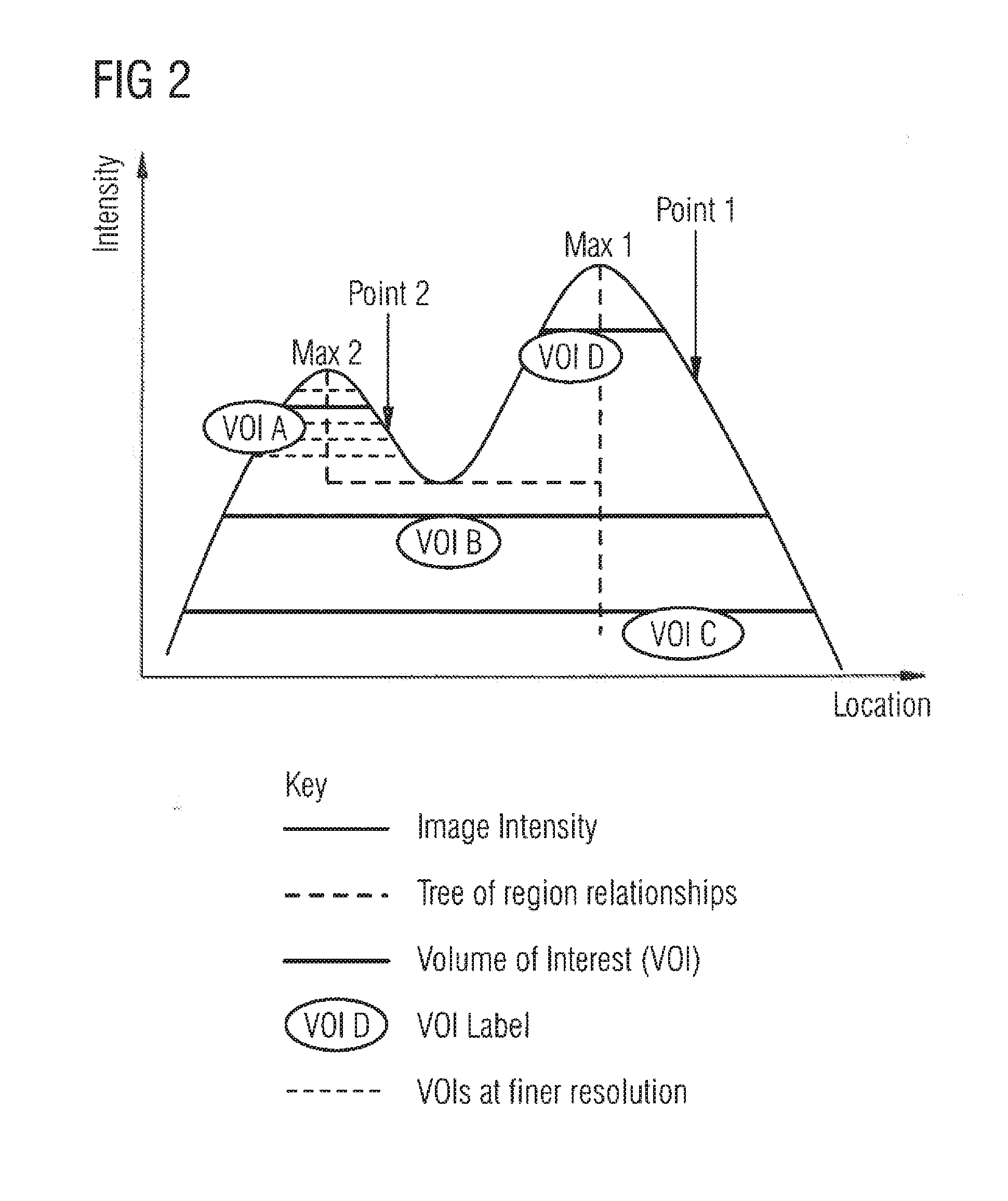 Methods of analyzing a selected region of interest in medical image data