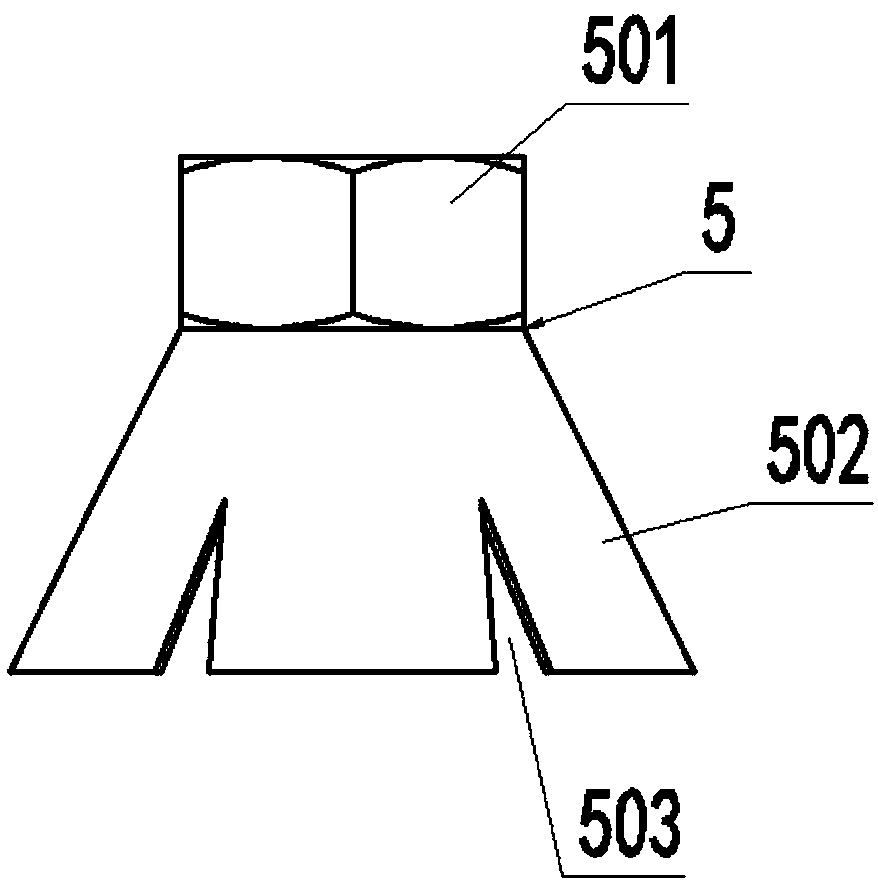 Anchor rod structure based on phosphorus-magnesium anchoring agent