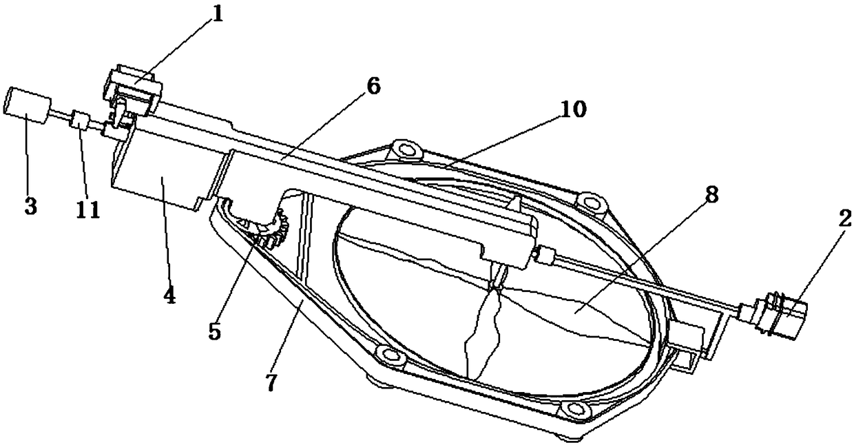 An Air Flight/Land Travel Amphibious Mode Switching Mechanism for Unmanned Aerial Vehicles