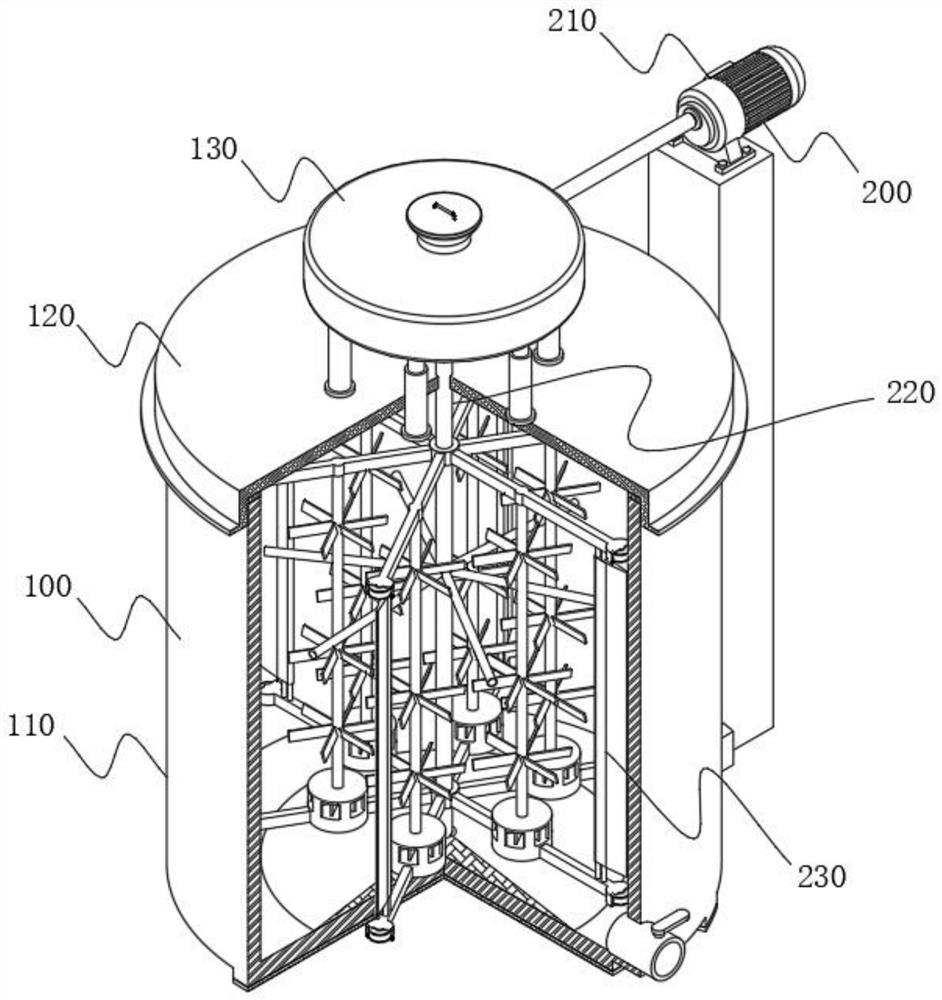 Homogenizing equipment for thermoplastic elastomer hand feeling pre-dispersed master batches