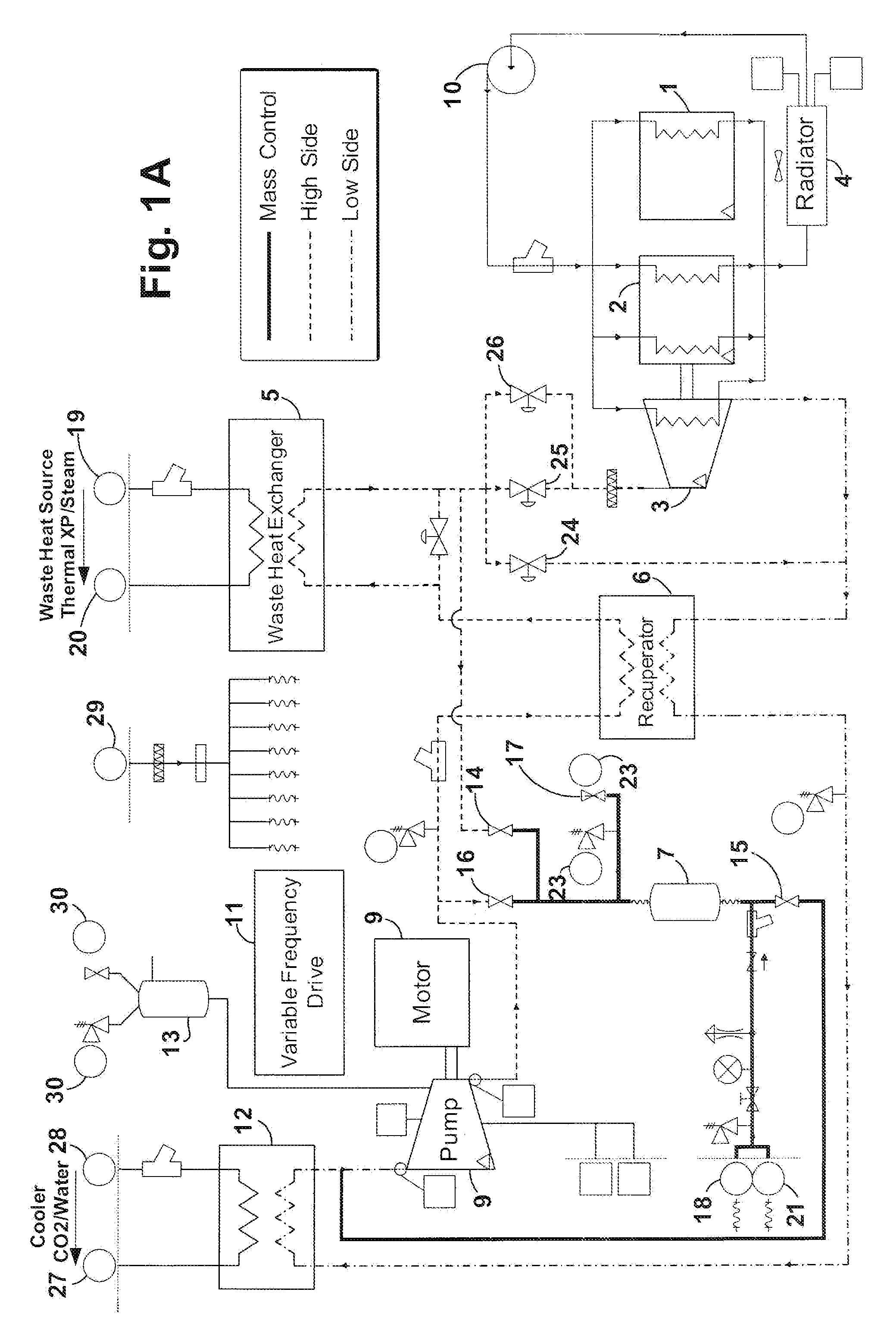 Heat engine and heat to electricity systems and methods with working fluid fill system