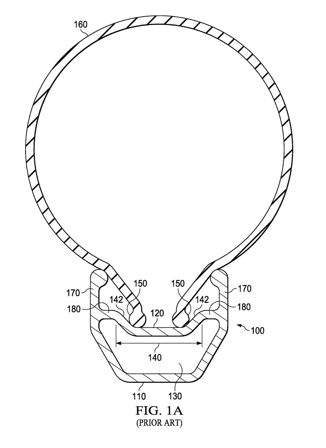 Bicycle rim for tubeless tire