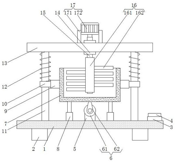 Cable sheath raw material mixing device