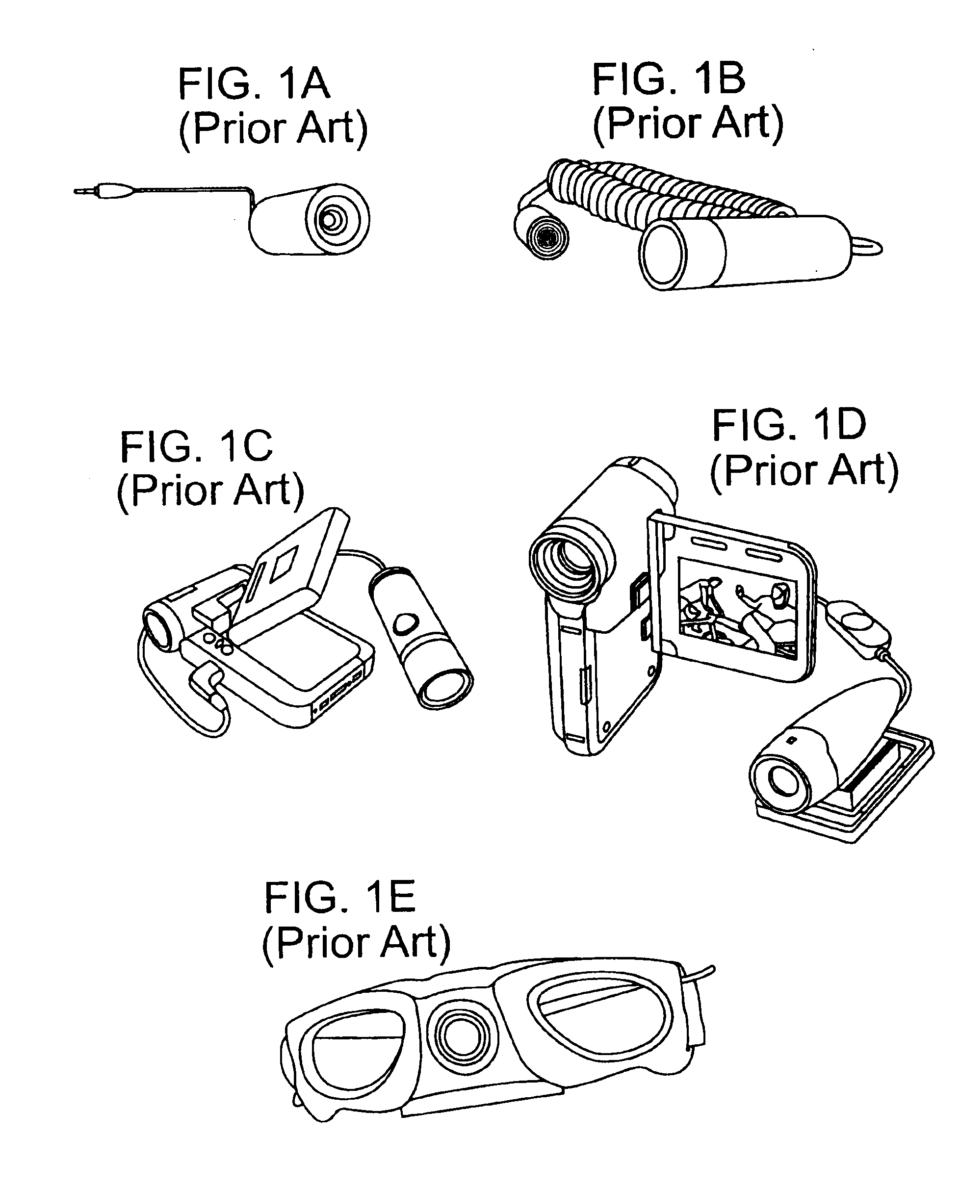 Components of a portable digital video camera