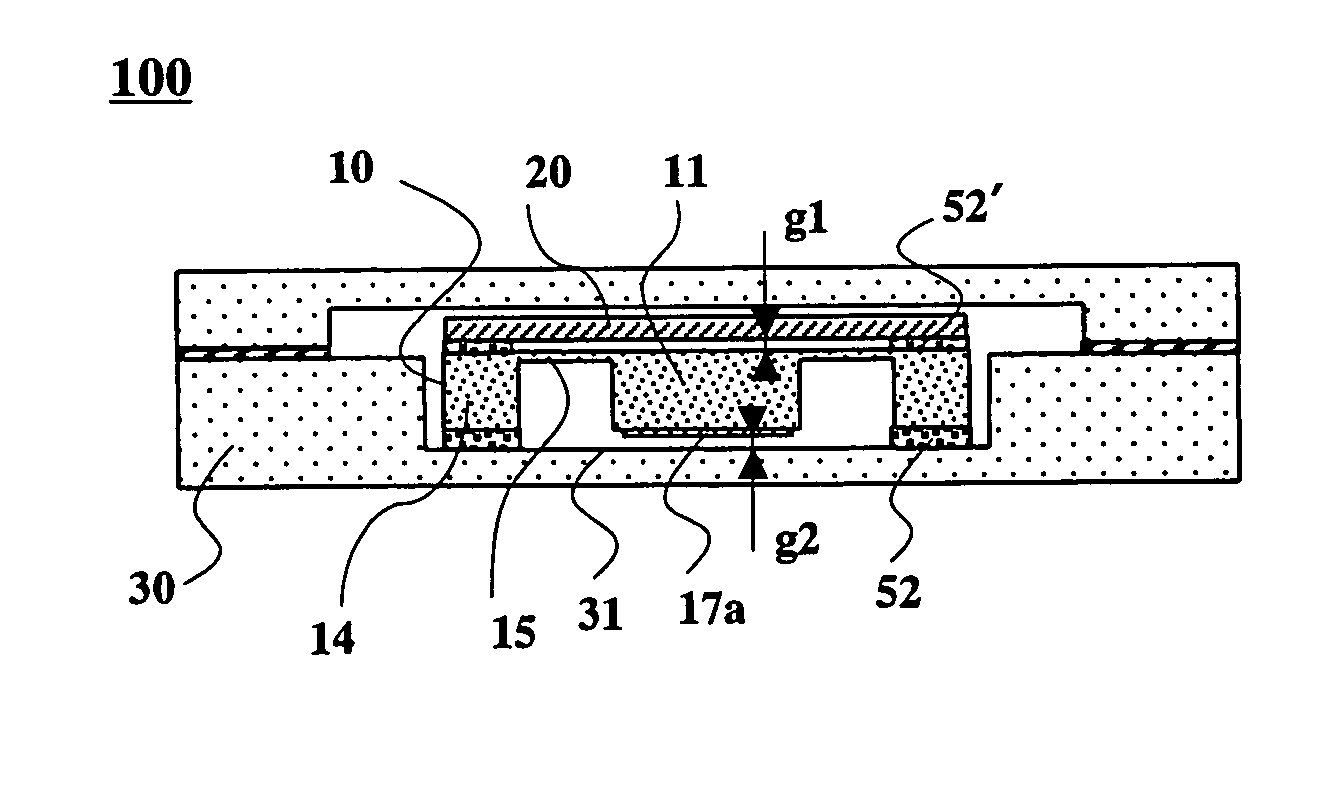 Impact-resistant acceleration sensor