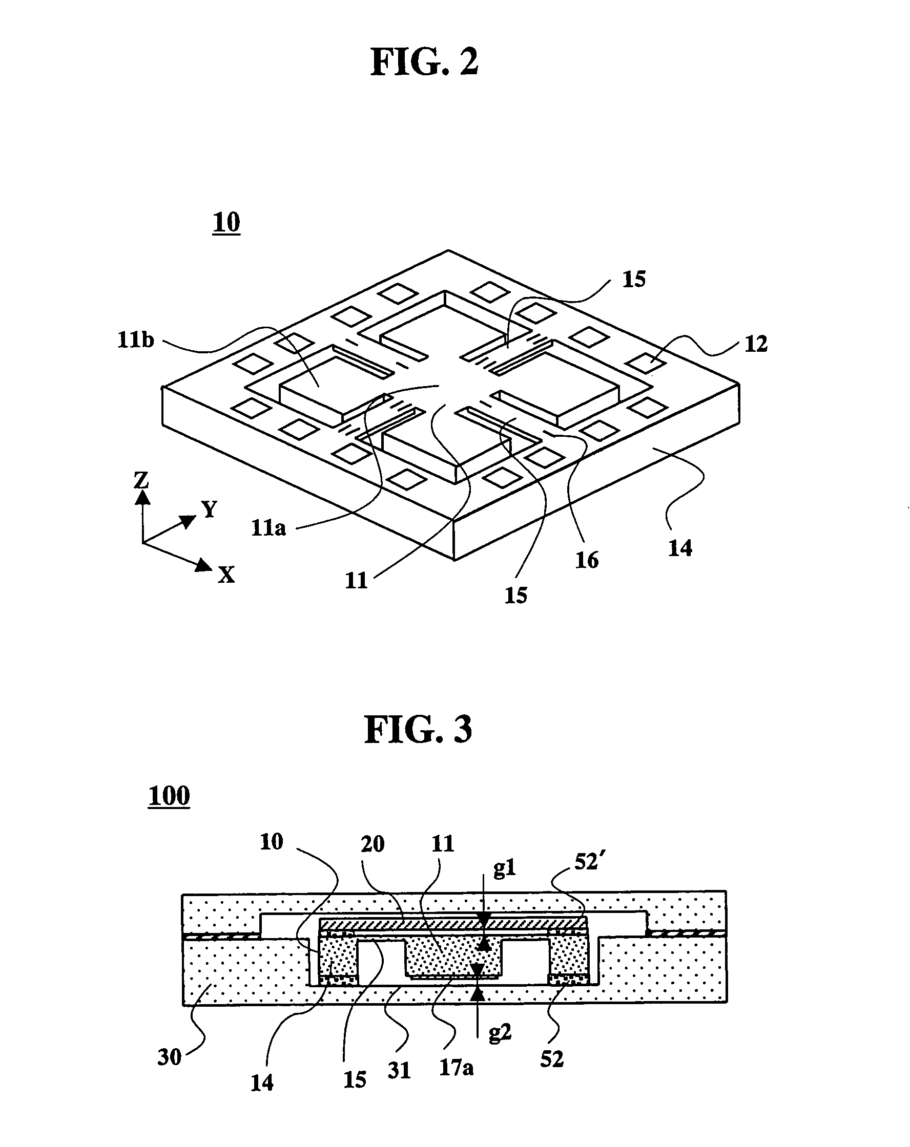 Impact-resistant acceleration sensor