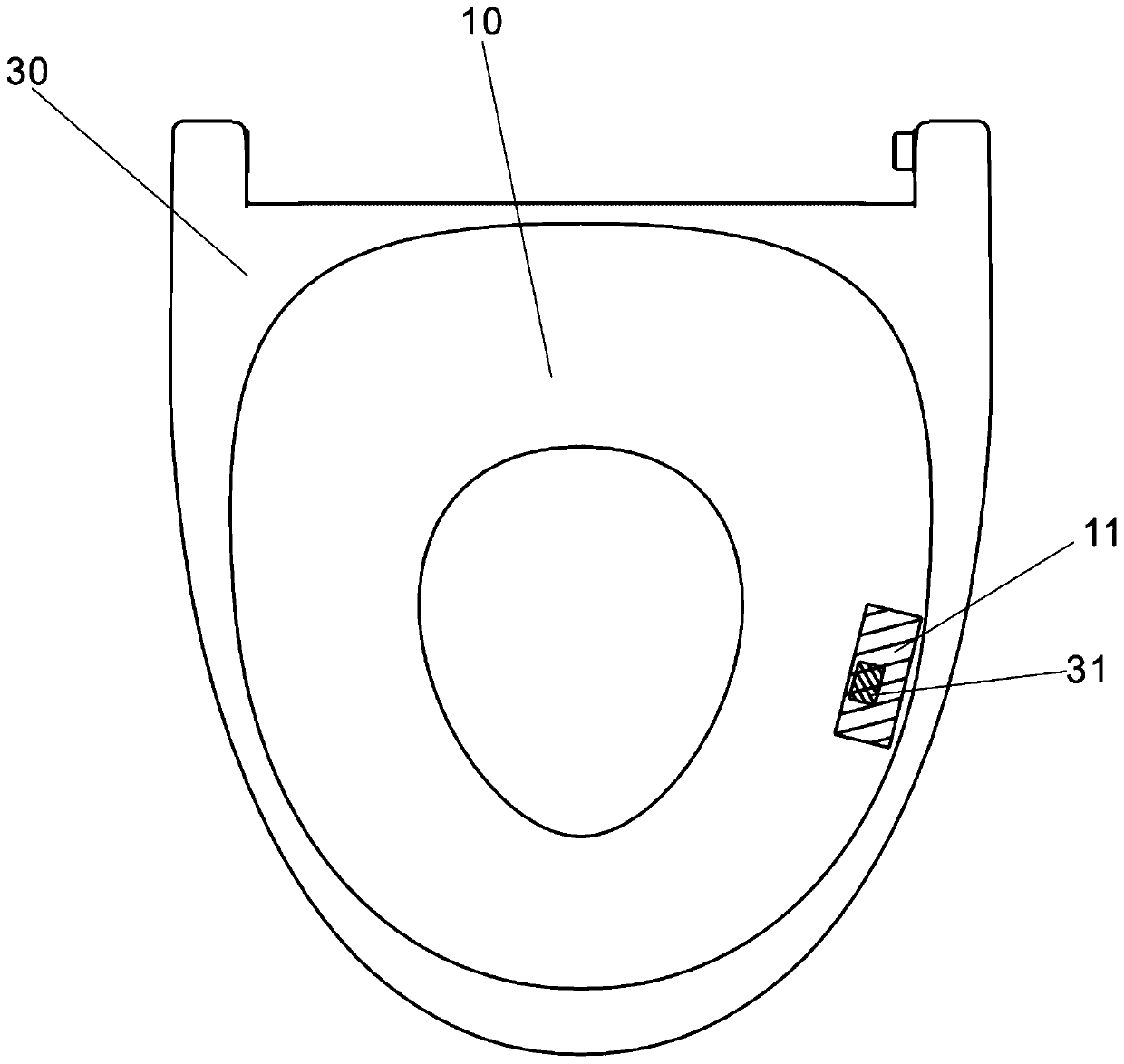 Children seat ring, intelligent toilet lid and intelligent toilet