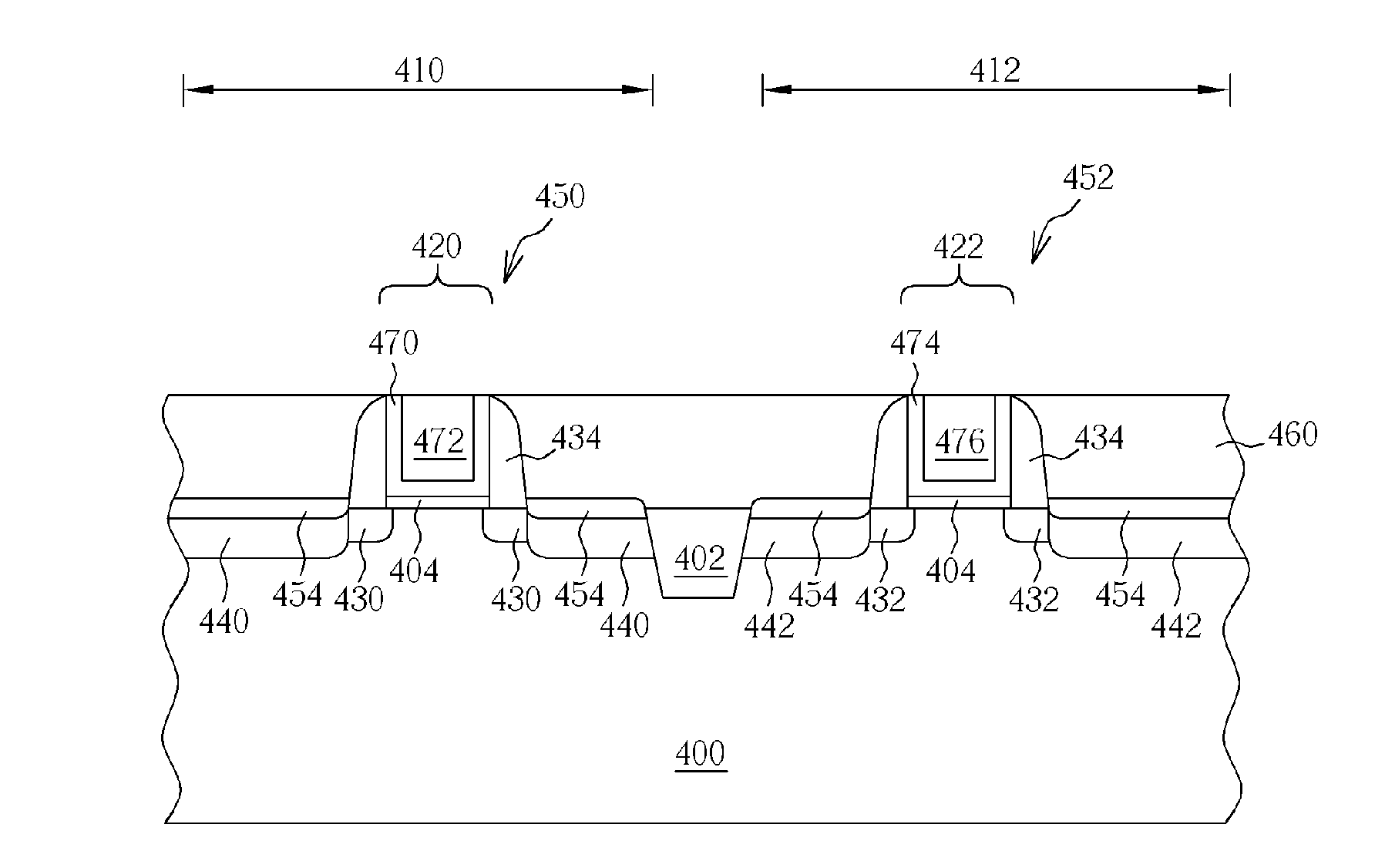 Method for manufacturing a CMOS device having dual metal gate