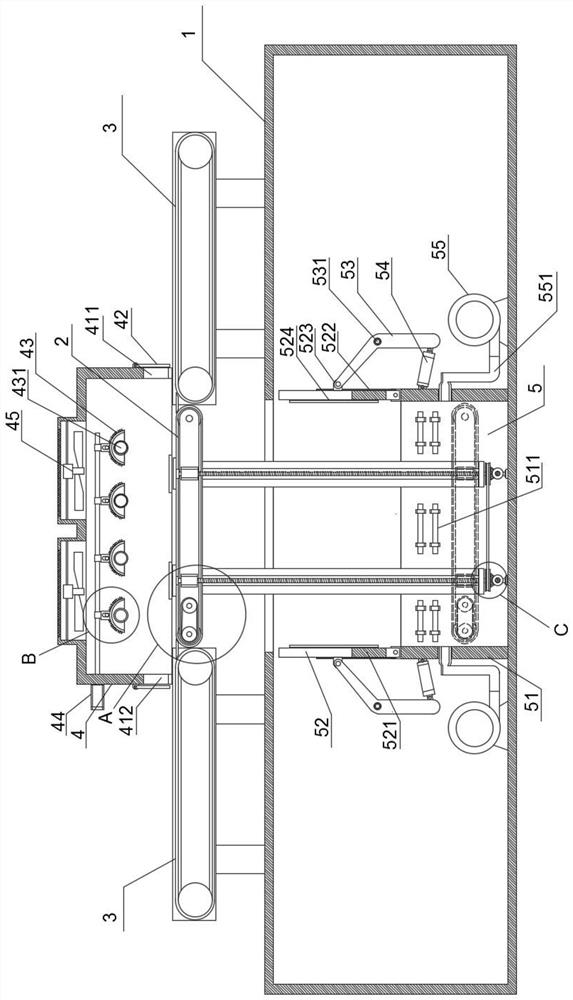 Special high-efficiency curing device for injection molding panel preparation