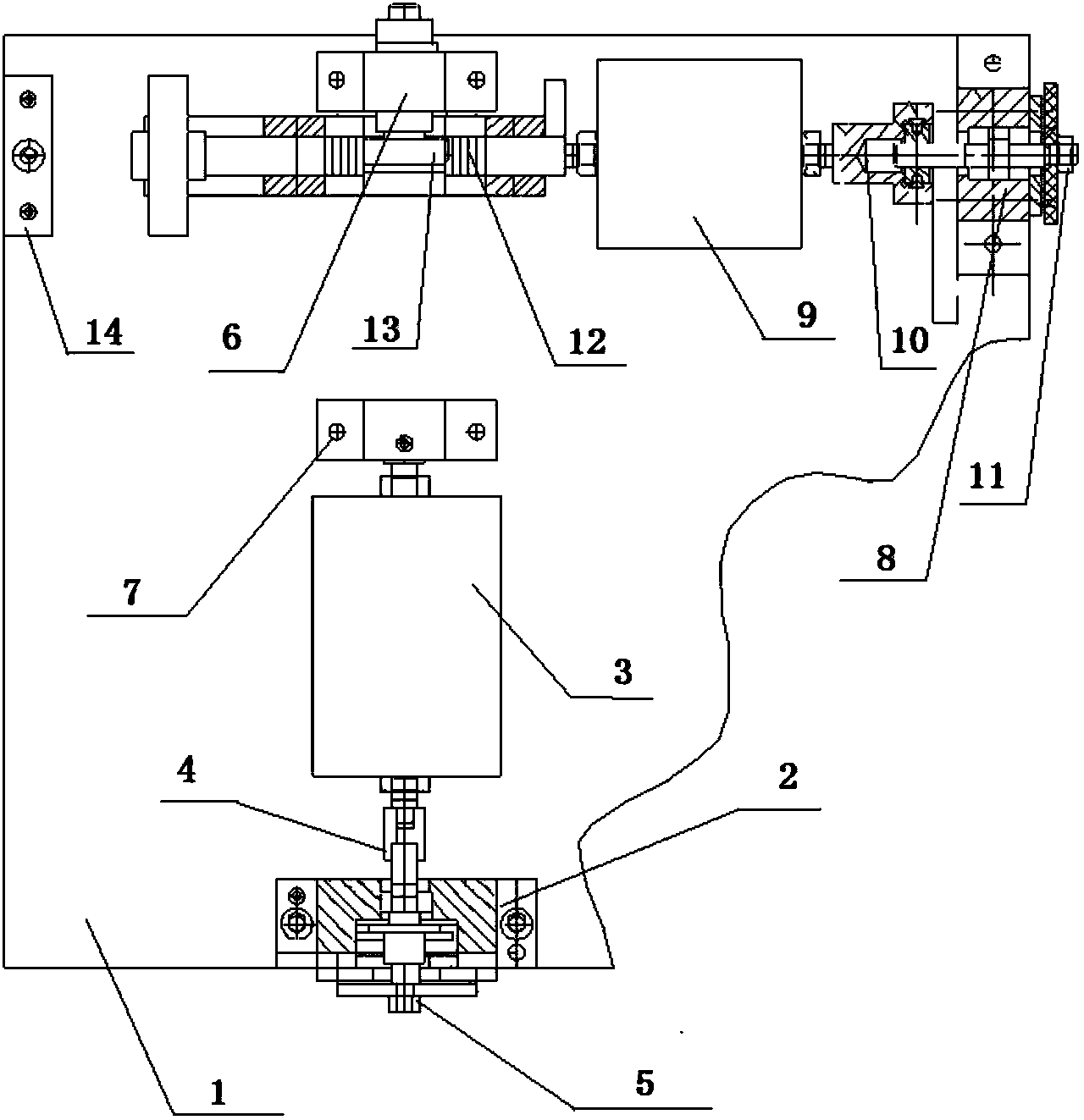 Device and method for observing shape memory alloy tension-torsion experiment