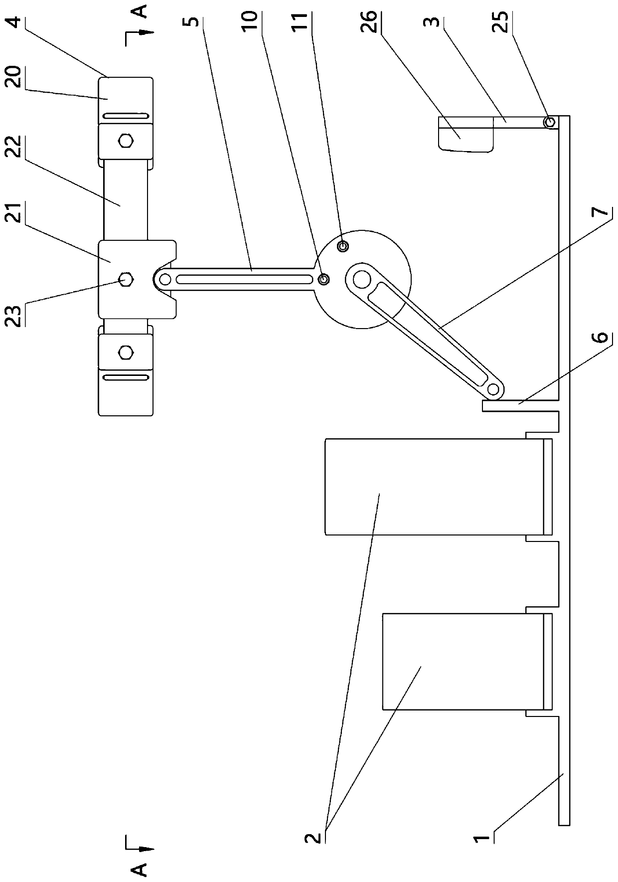 Ankle training nursing device for adult patients in rehabilitation department