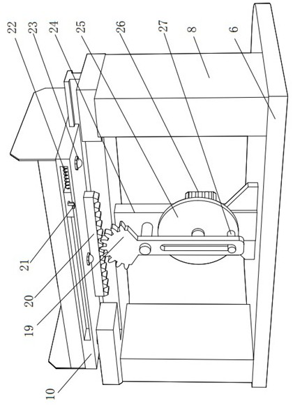 Grinding device for machinery manufacturing parts