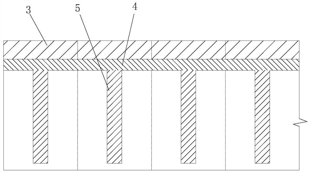 Web arch structure reinforced by frame type reinforcing structure