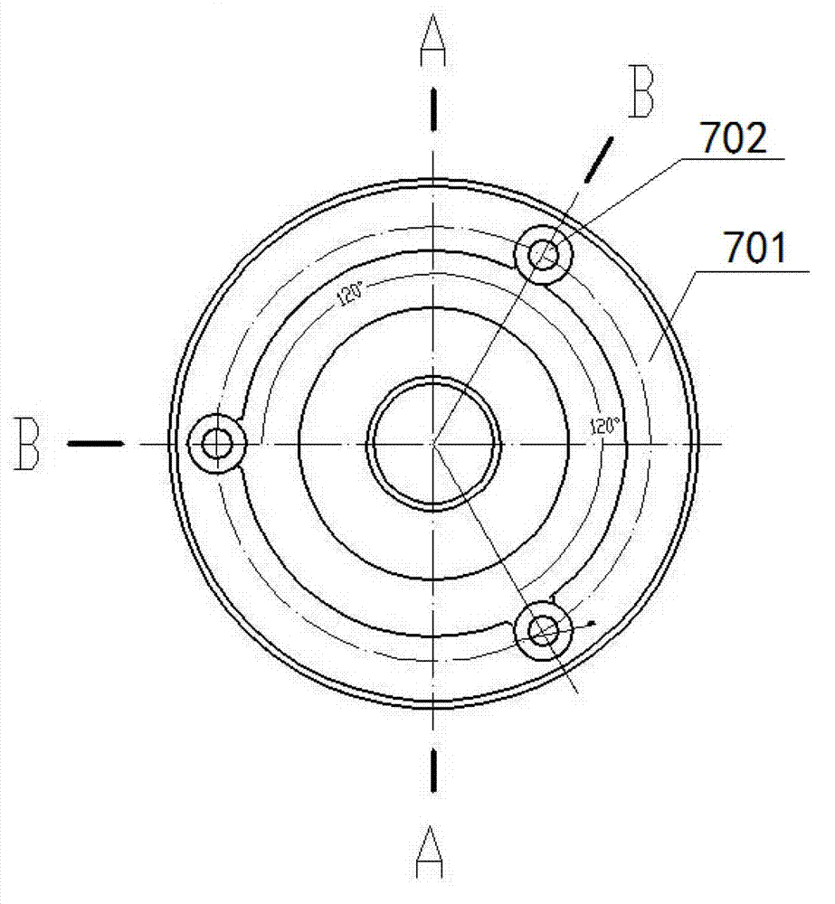 Stepless stratified hot water storage tank