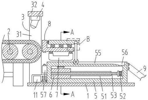 Intelligent visual agricultural logistics identifying and screening equipment