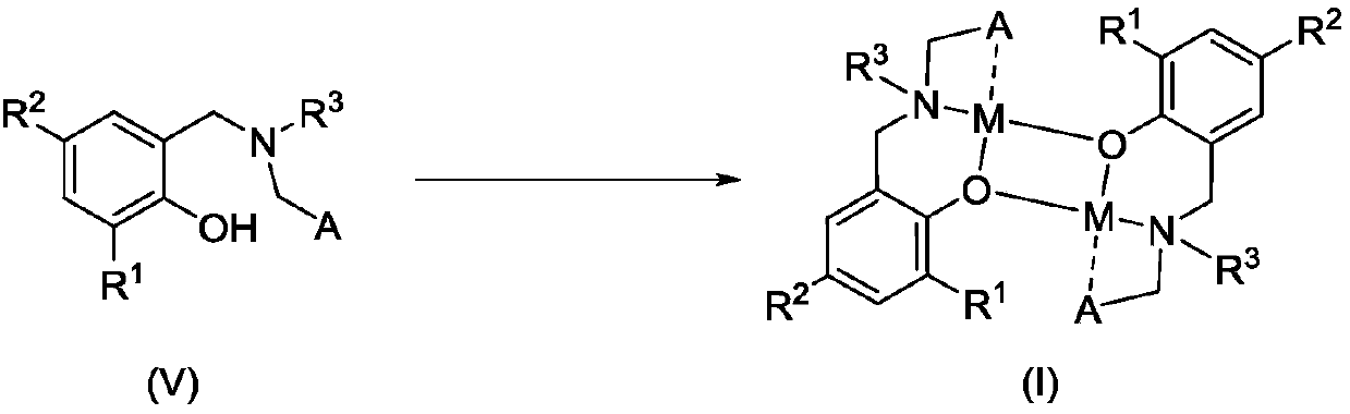 Amido phenoxy potassium complex, preparation method thereof and application of complex