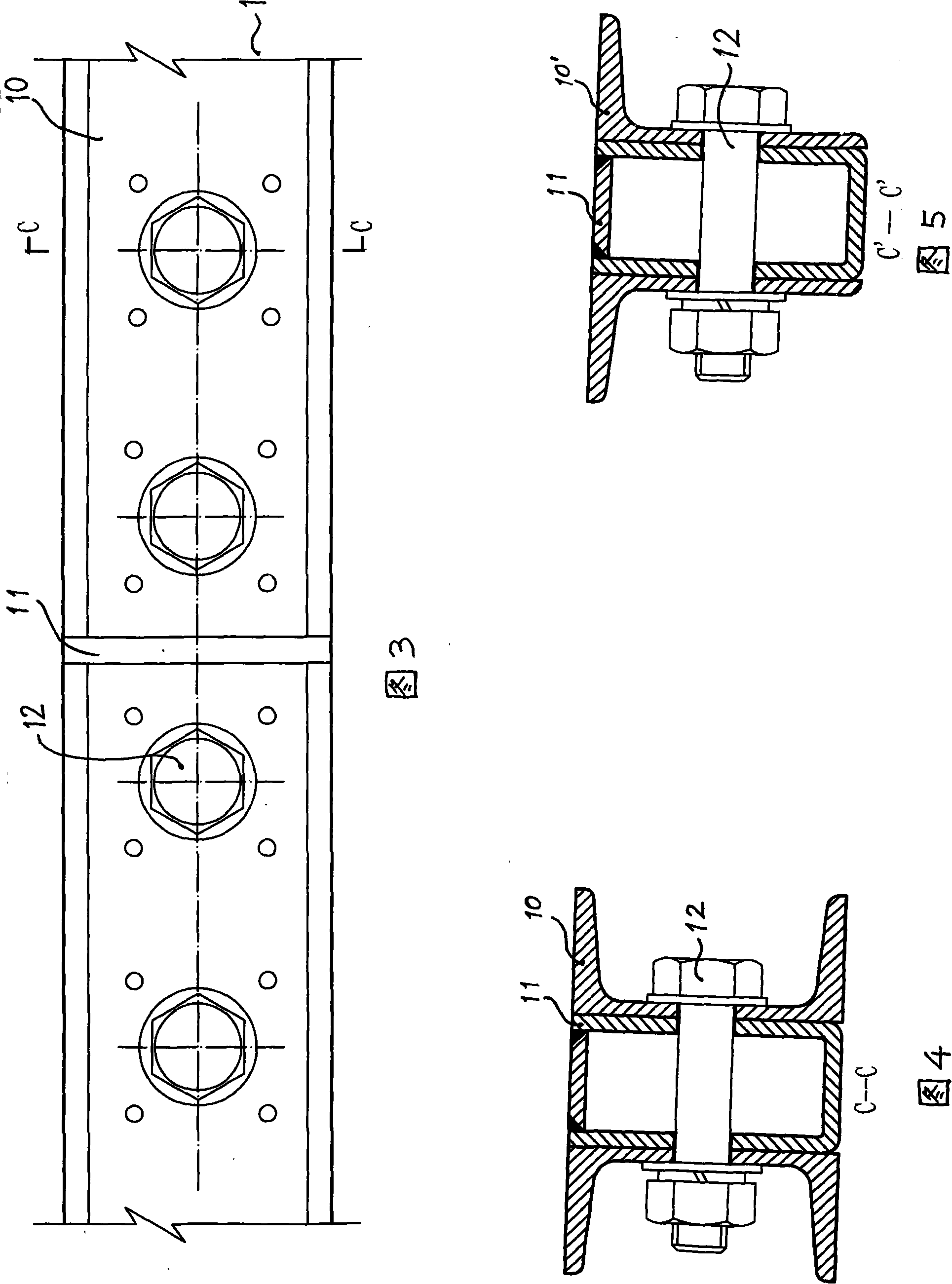 Girders assembling external member as well as girders and girders support system