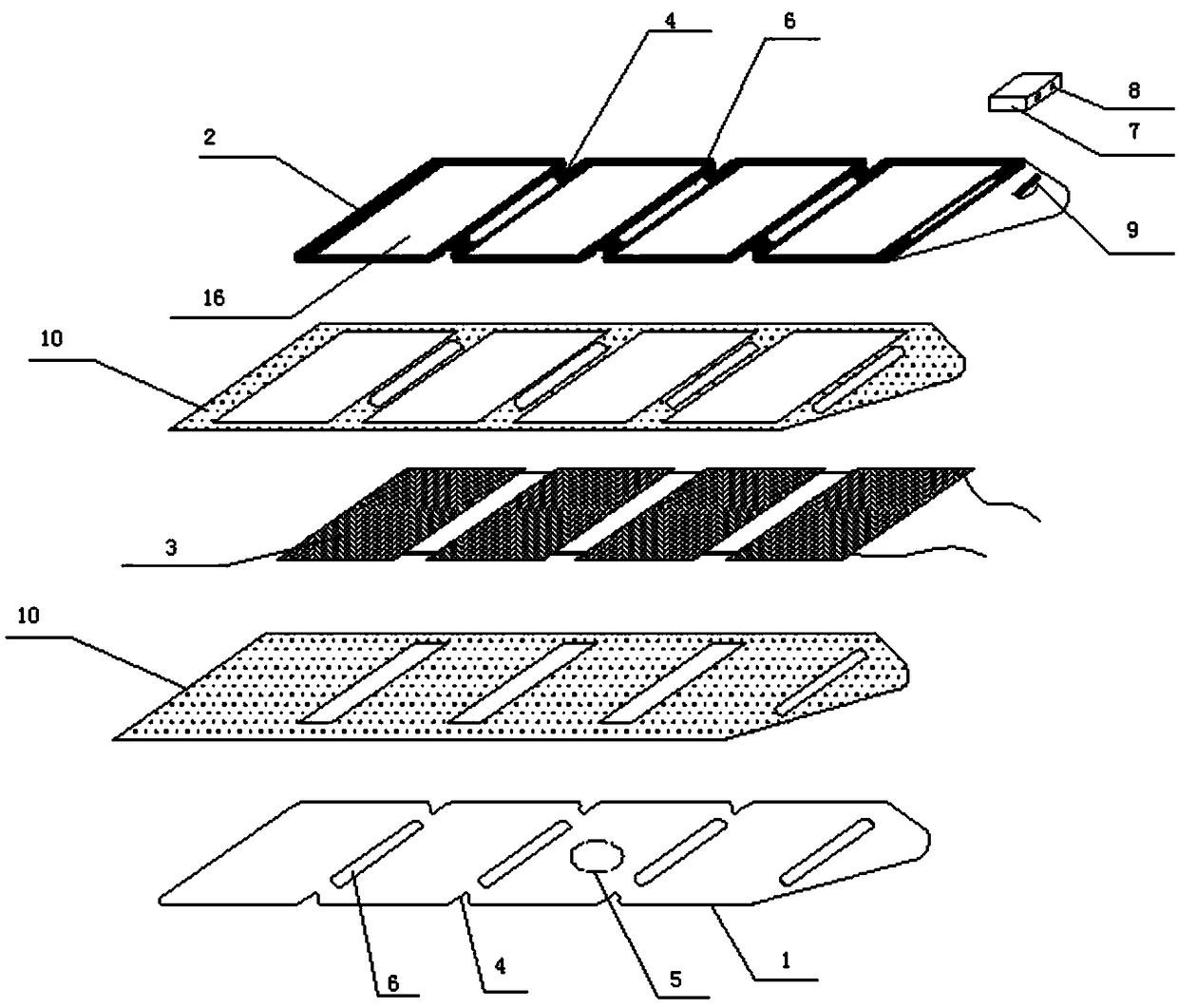 A kind of flexible film folding colorful solar charger and its manufacturing process