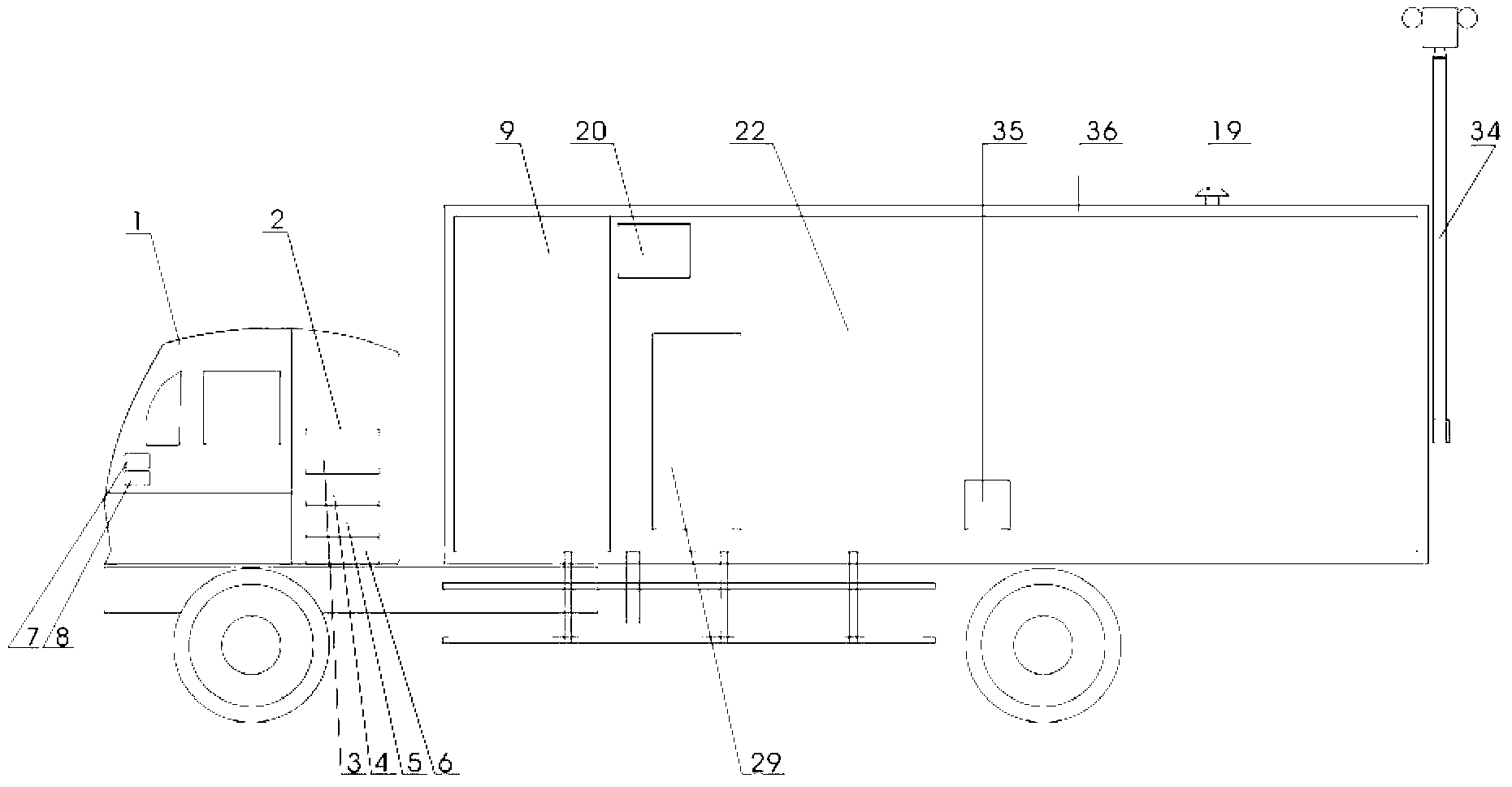 Biological sample detection vehicle and vehicular detection system thereof