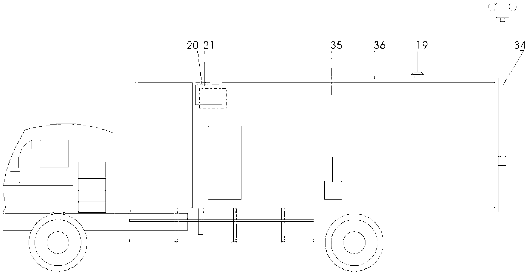 Biological sample detection vehicle and vehicular detection system thereof