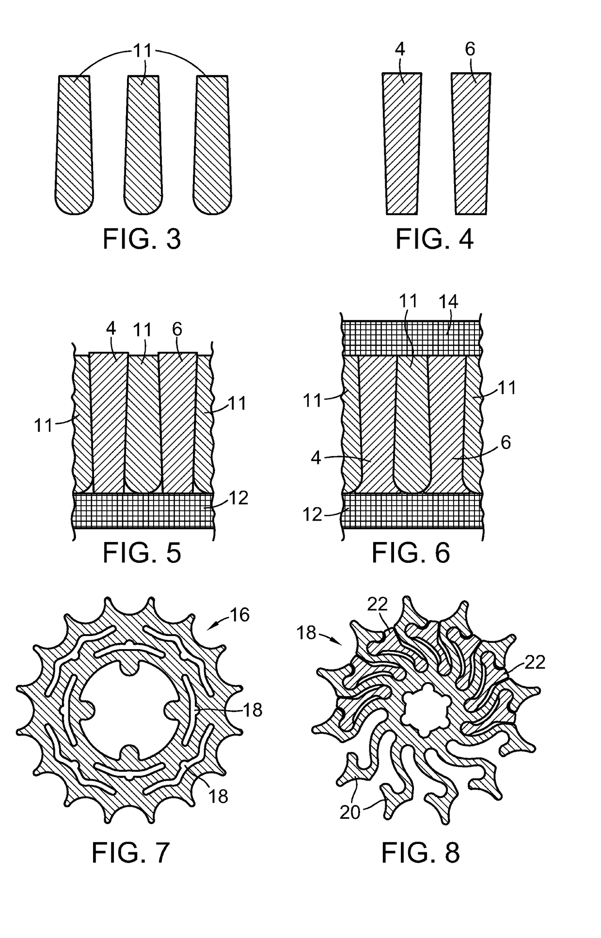 Torque-handling gear with teeth mounted on flexible arms