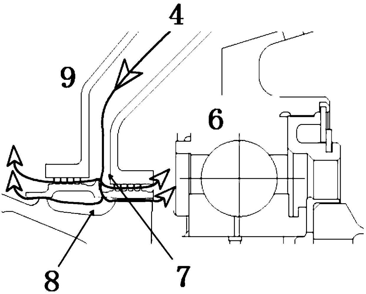 A flow path design method for lubricating oil seal of bearing cavity