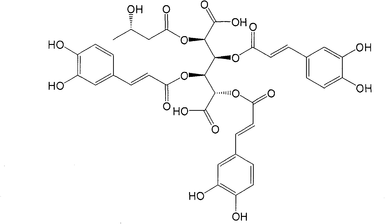 Extract of leontopodic acid plant and application of active ingredients thereof in treating hepatitis