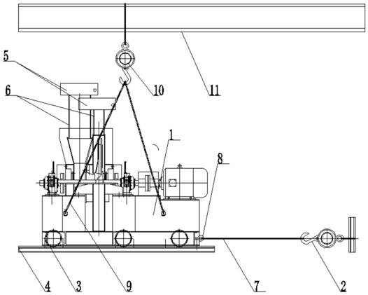 General centrifugal fan capable of being rapidly arranged