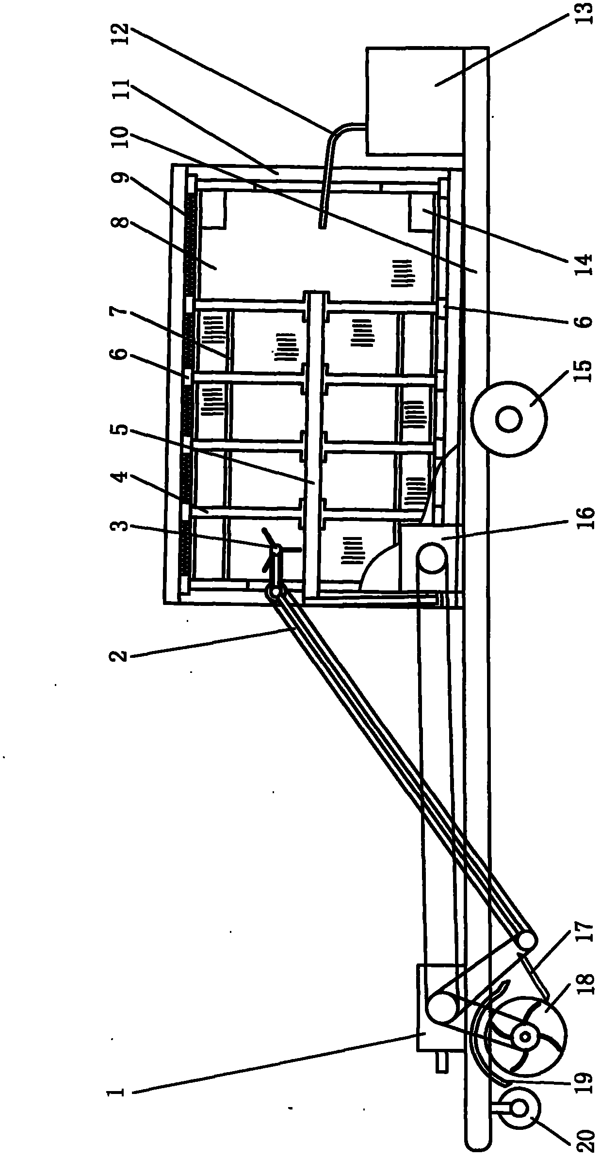 Double-cage harvester for cyperus esculentus