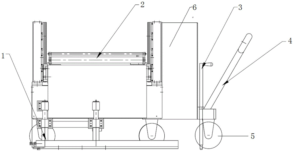 Multi-machine free moving mold changing vehicle