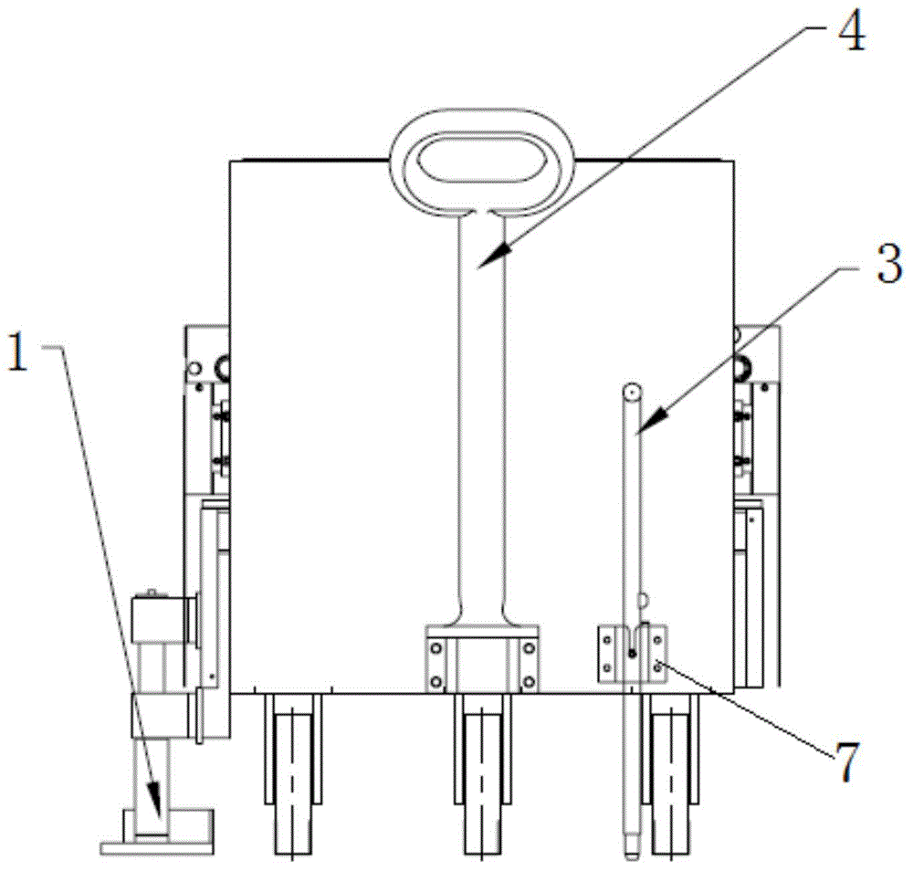 Multi-machine free moving mold changing vehicle