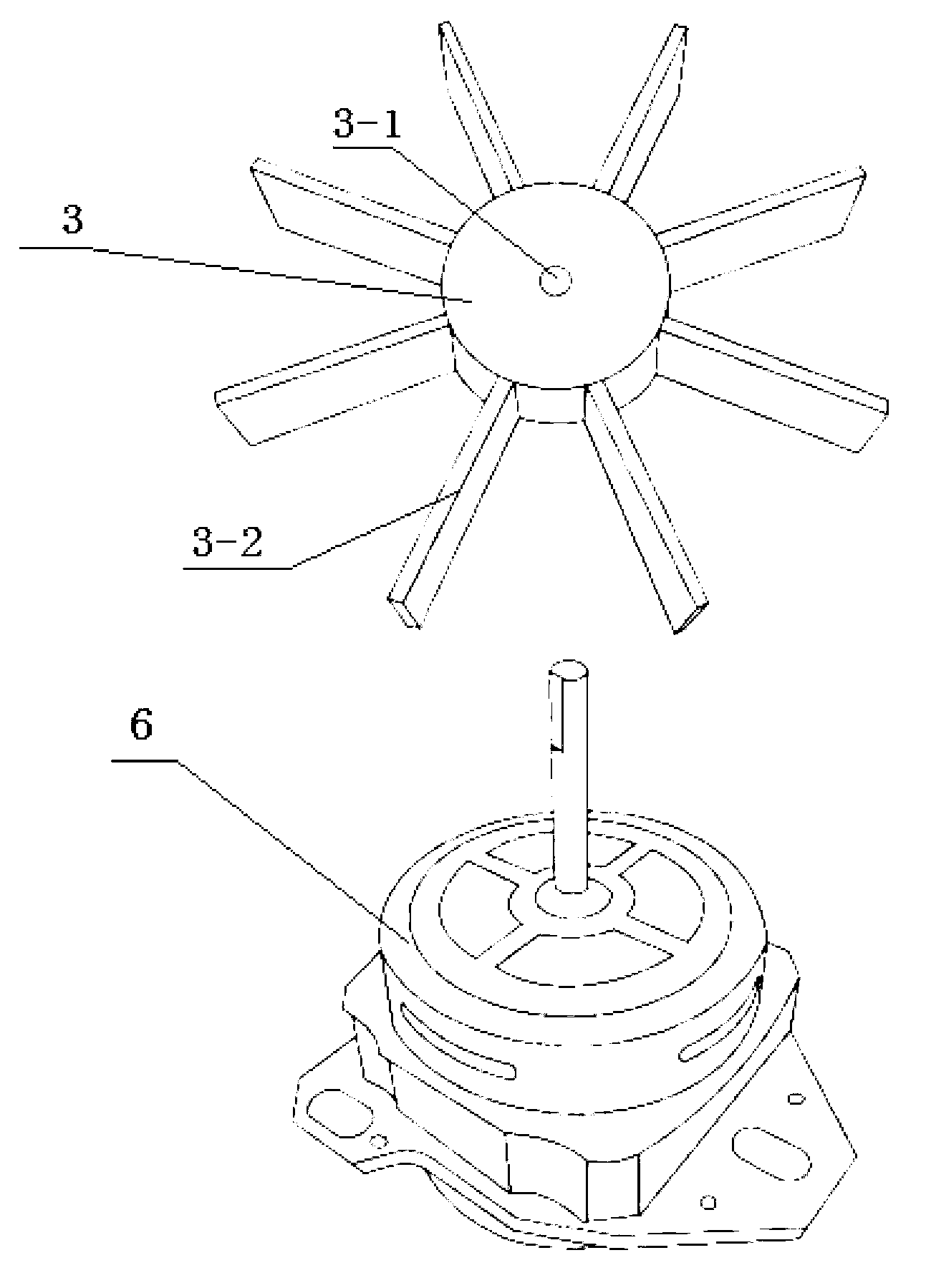 Water circulation device as well as water circulation simulated manual washing device and working method thereof