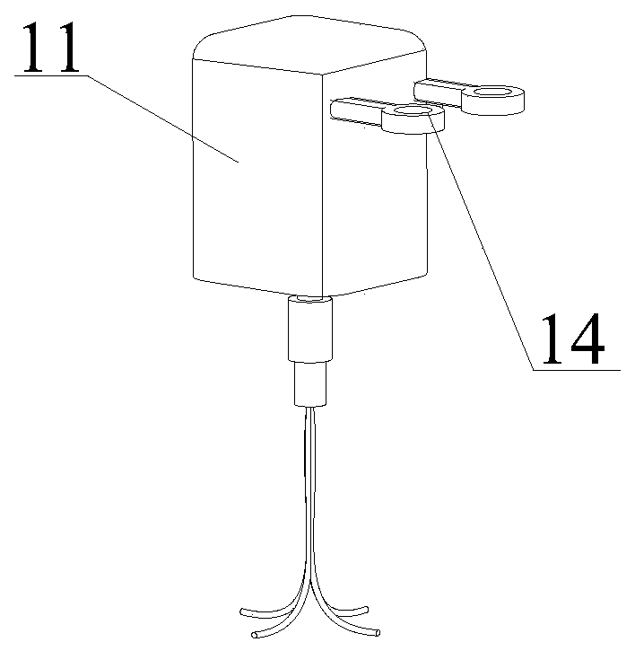 Automatic preparation device for filling material of rock test specimen