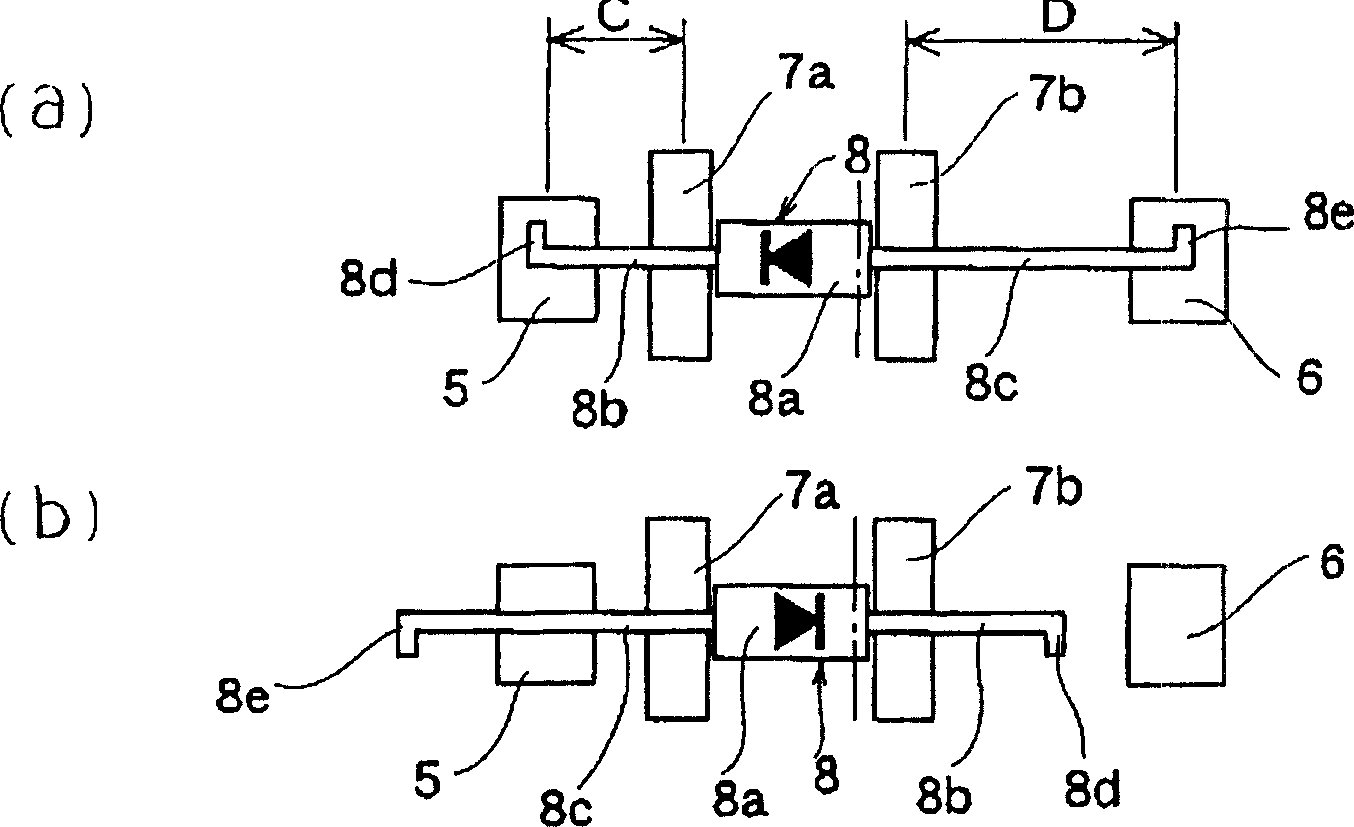 Mounting structure of electronic device