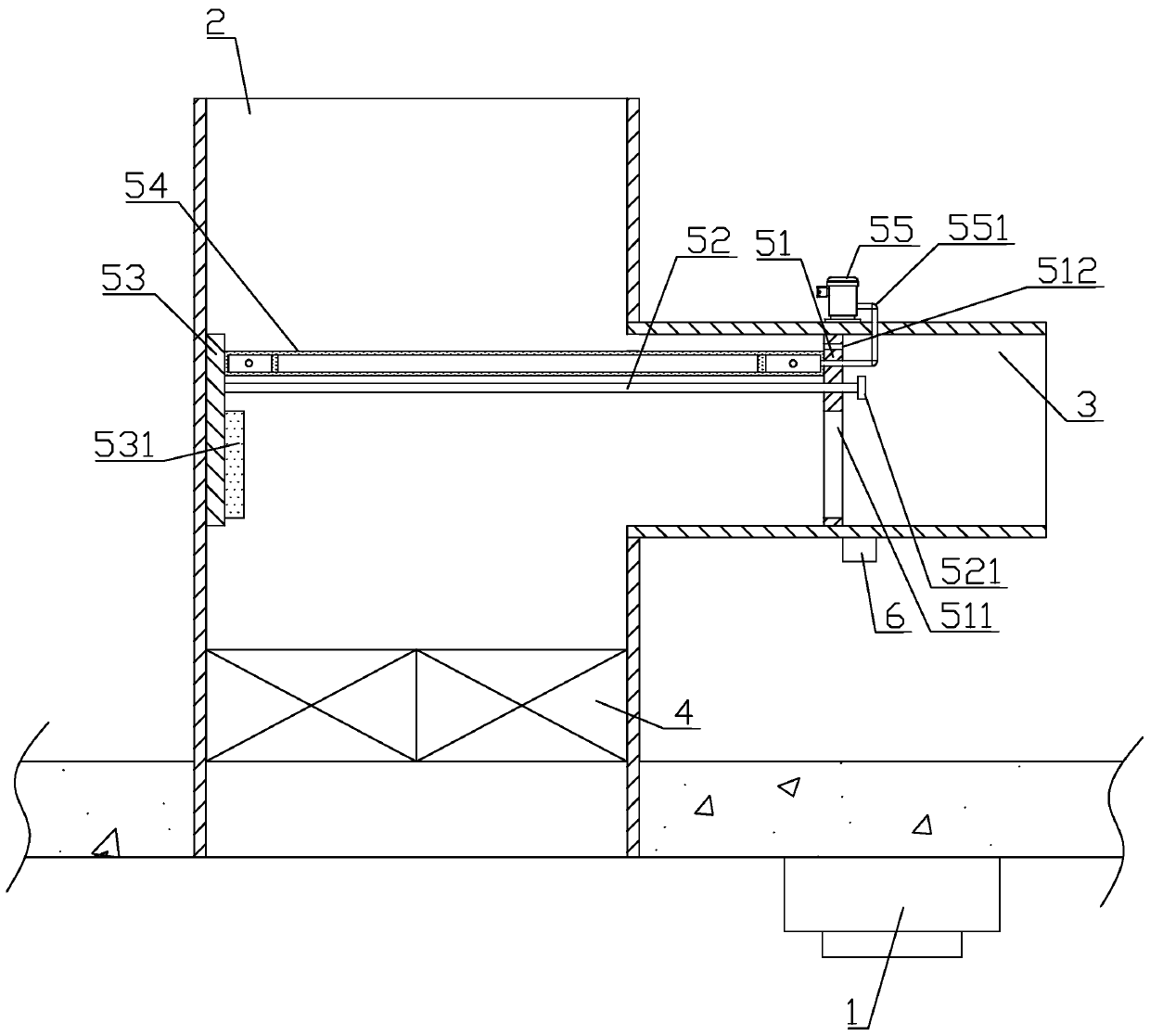 Smoke exhaust system for fire-fighting engineering