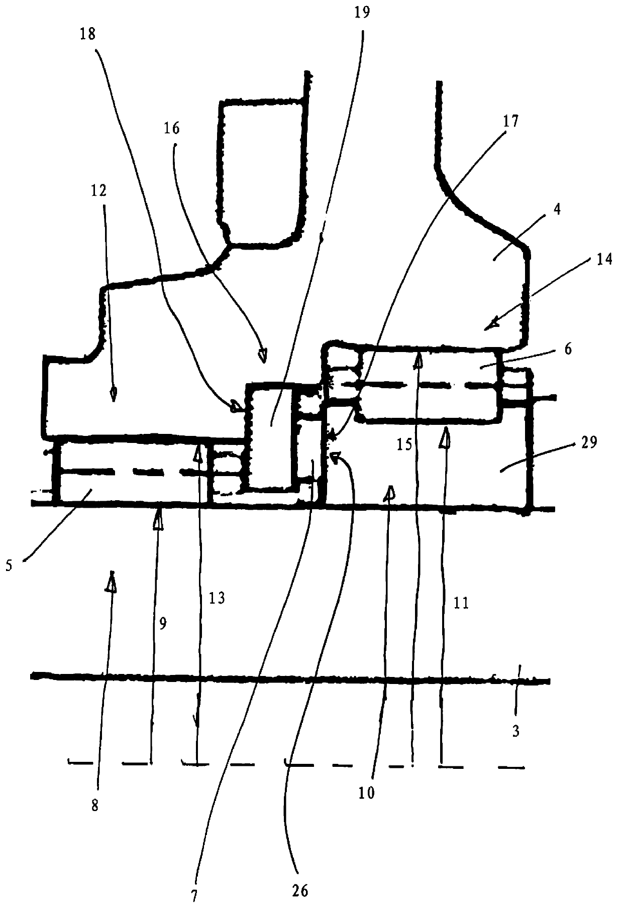 Transmission wheel arrangement