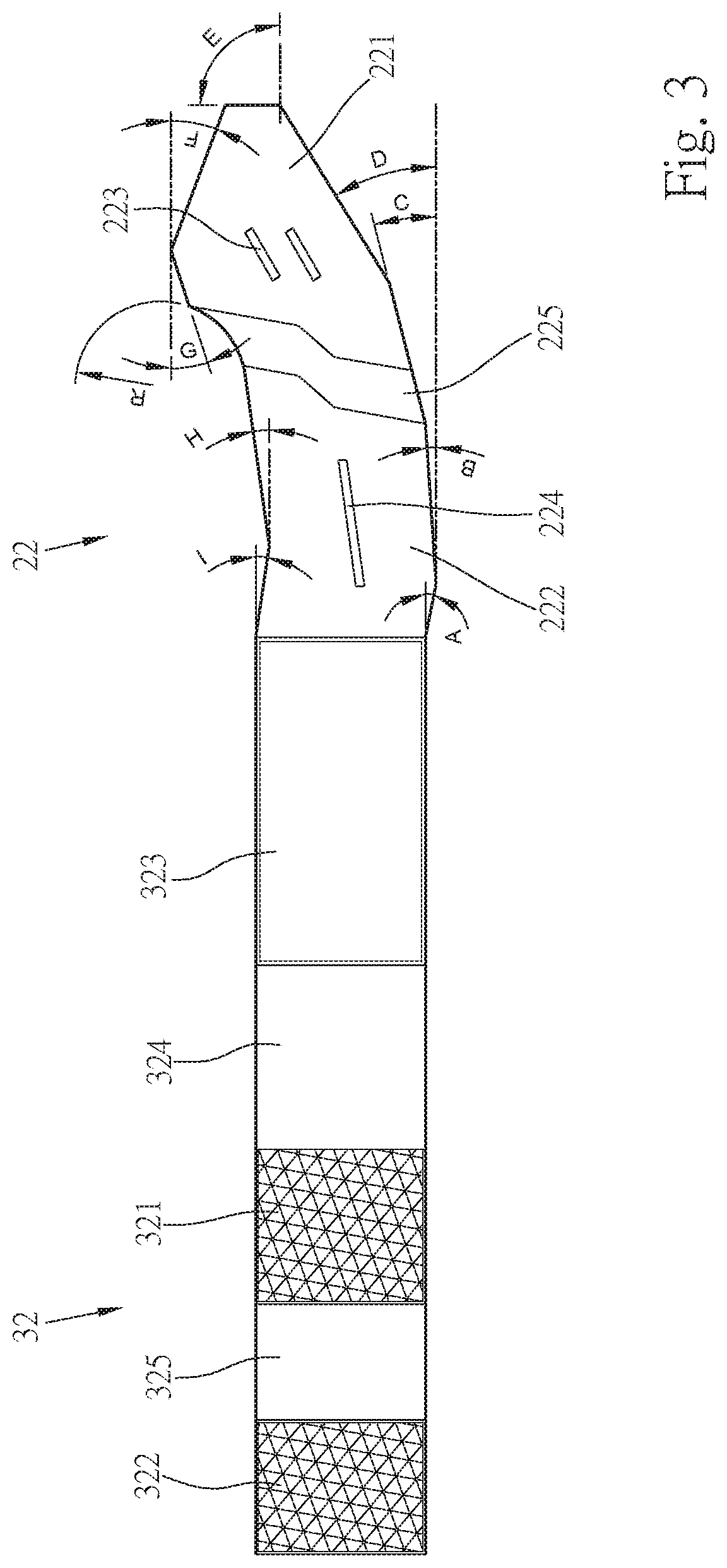 Tire pattern structure