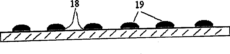 Method and equipment for producing flexible cloth possessing hot melt adhesive coating layer applied by wire mesh