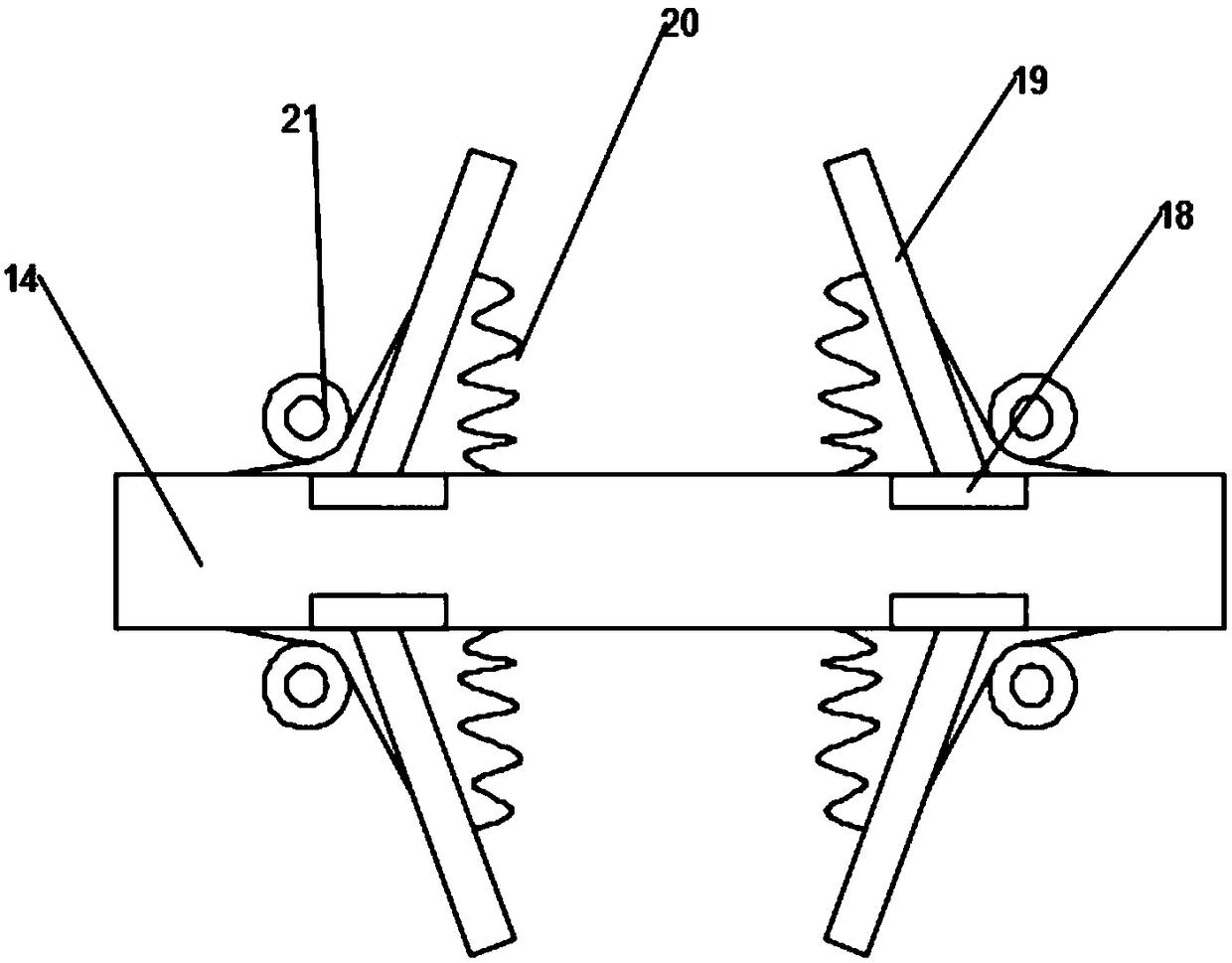 Automatic feeding device for livestock raising