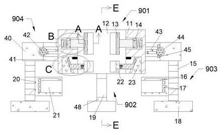 Trunk perpendicularity calibration and monitoring device for tree transplantation