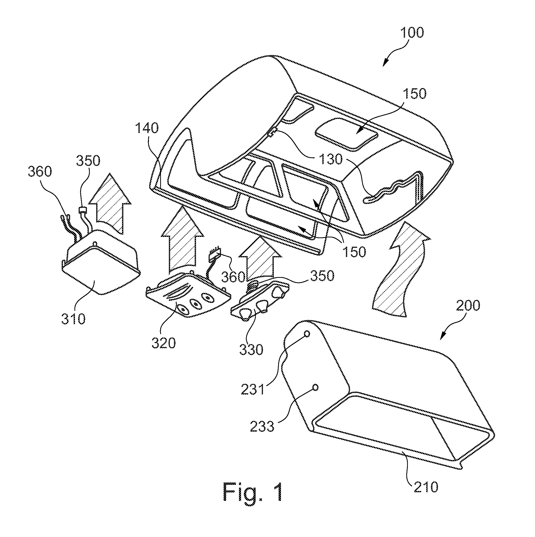 Storage compartment module with mobile storage compartment